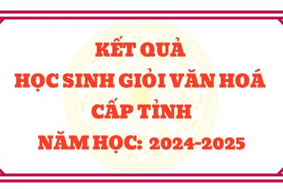 Vinh danh và chúc mừng 4/4 học đạt 4/4 giải tại kỳ thi chọn học sinh giỏi cấp tỉnh lớp 9 – THCS, năm học 2024-2025